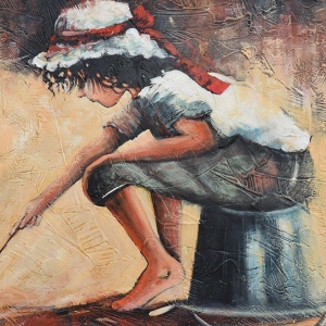 Child on Bin
